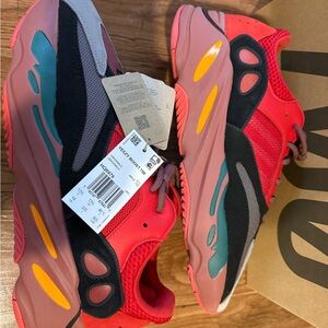 Adidas Yeezy Boost 700 Hi-Res Red Men's Size 14 Brand New 100% Authentic DS